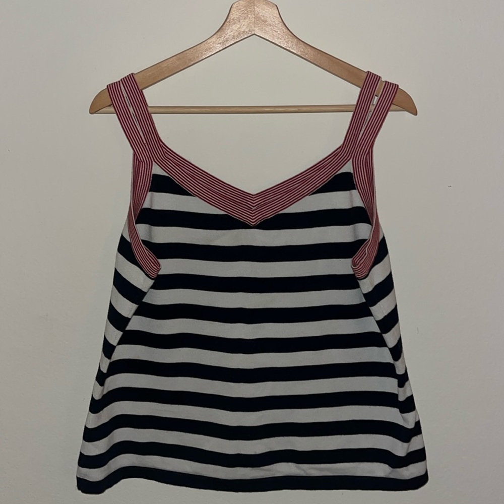 Talbots Women's red/white/blue tank